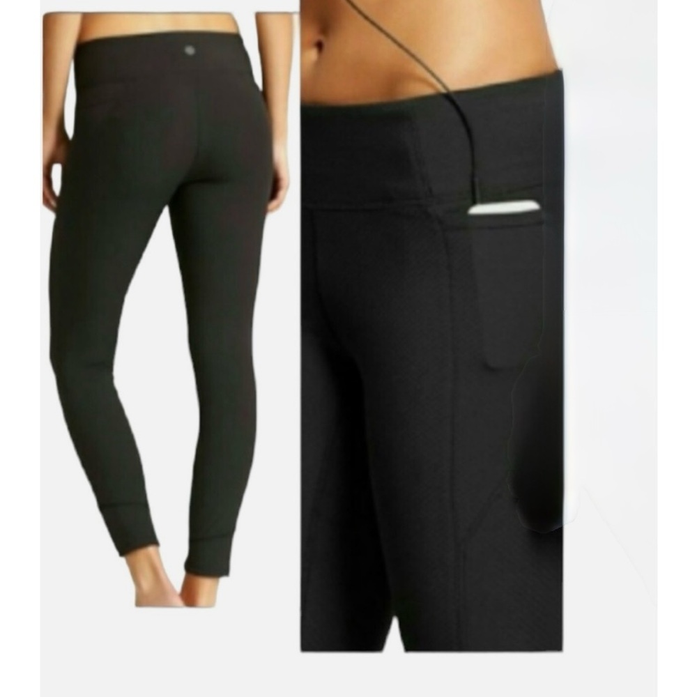 ATHLETA Sleek Ankle Pants Black Style 489422 Size M‎